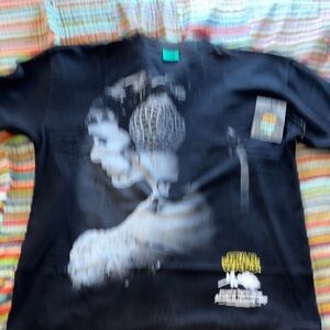 Civilregime Star Wars Black Graphic  Tee with White & Yellow Print large nwt